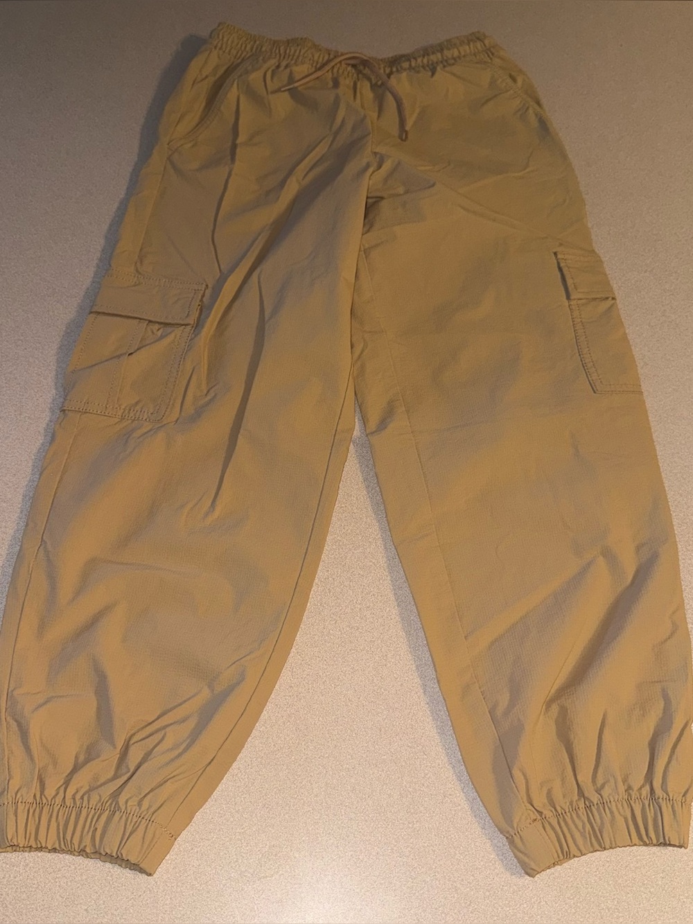 Art Class Boys size 10 Nylon Cargo Pants tan